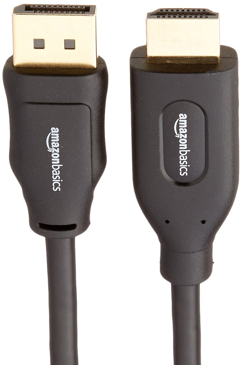Amazon Basics Uni-Directional DisplayPort to HDMI Cable - 3 Feet, 5-Pack Single