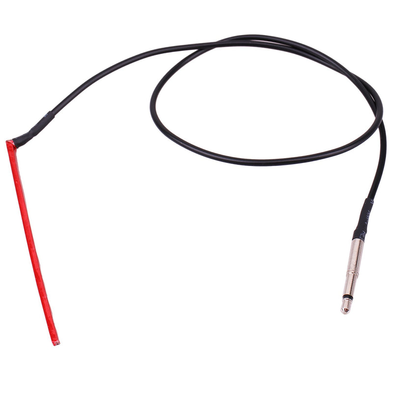 Ultrathin Red Pickup Under-Saddle Passive Piezo Film Pickup Sticks for Acoustic Guitar with Plug