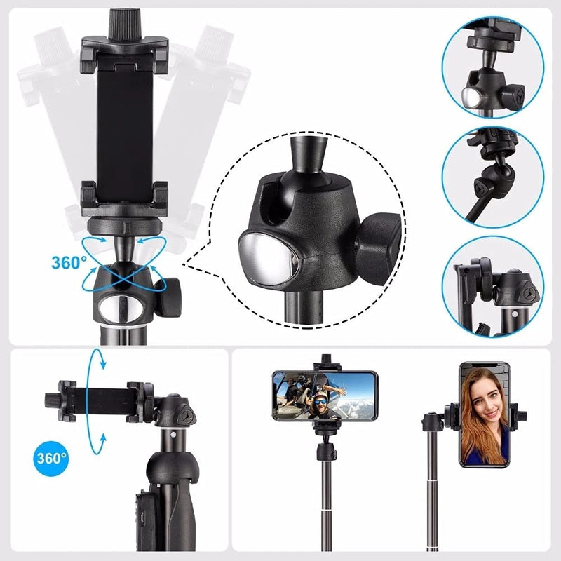 [AUSTRALIA] - Tripod Monopod Selfie Stick 40 Inch with Wireless Remote Shutter Control Phone Clip Holder，Compatible with iPhone 14 13 12 11 Pro max Xs X 8 7 6 Plus,Samsung Galaxy S23 S22 S21 S20 S10 S9,Gopro 