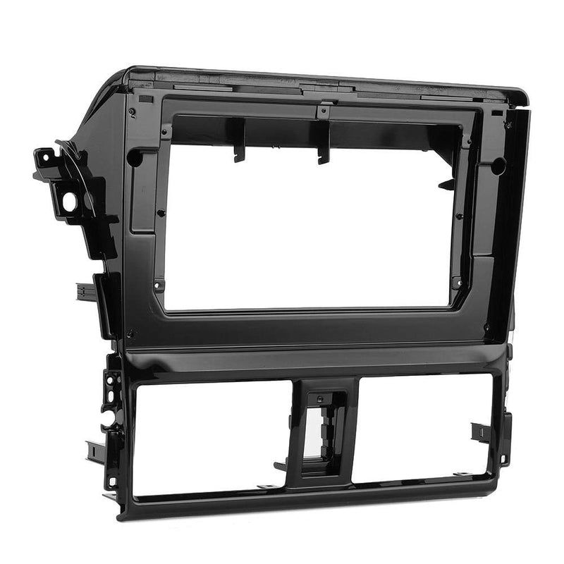 Stereo Fascia Panel, 10.2in 2 Din Car Stereo Fascia Panel Frame Mount with Power Cord for Toyota Vios 12-16