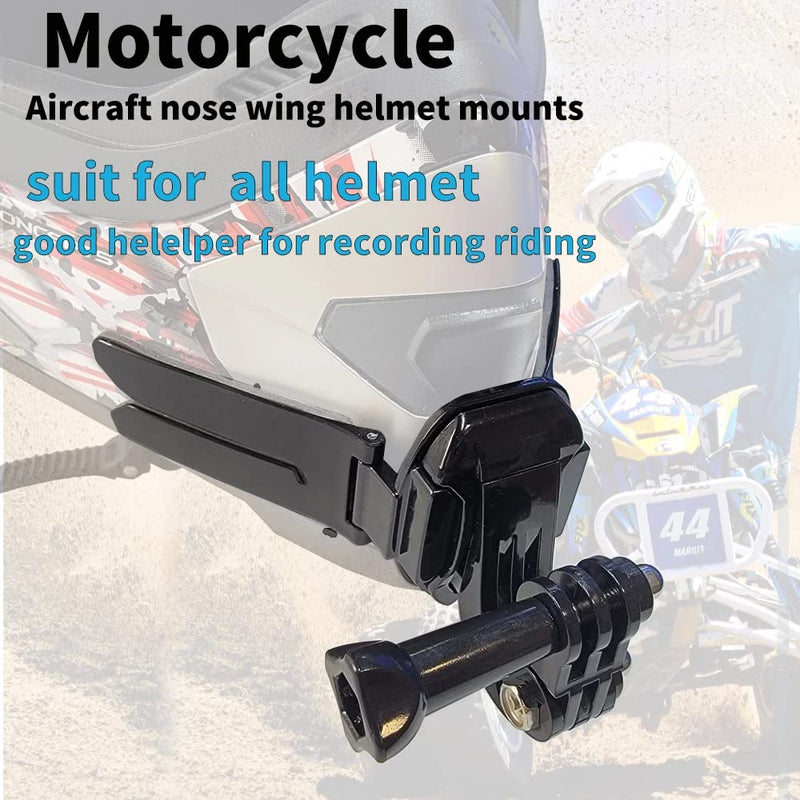 Etomato Universal Motorcycle Helmet Chin Mount Kit for GoPro and Other Sports Action Cameras
