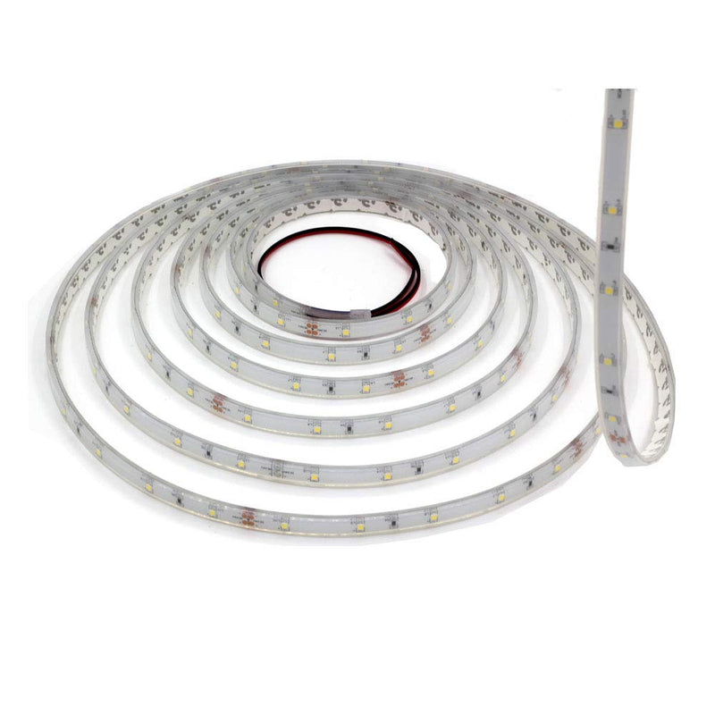 [AUSTRALIA] - LEDMY Flexible Led Strip Lights, Strip Lights, DC 24V 12W SMD3528 150LEDs IP68 Waterproof Under Cabinet Lights Cool White 6000K 5Meter/ 16.4Feet, led Tape Lights Using for Homes, Kitchen Decortation 