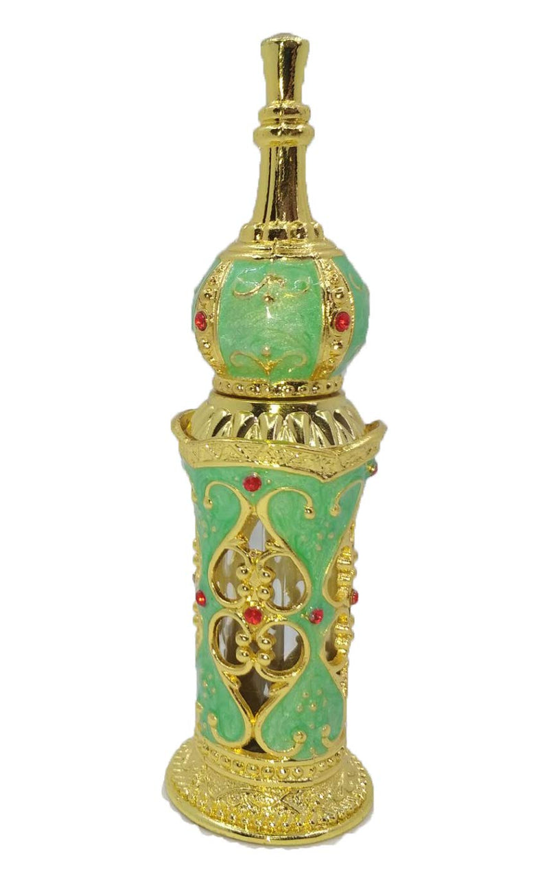 Shenzhao Empty Refillable Perfume Bottle for Perfumes & Essential Oils 12ML (Green) Green