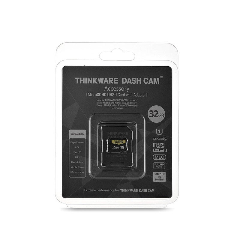 THINKWARE TWA-SMU32 UHS-I 32 GB MICROSD Card | Anti File Corruption | for Dash Cam 32GB