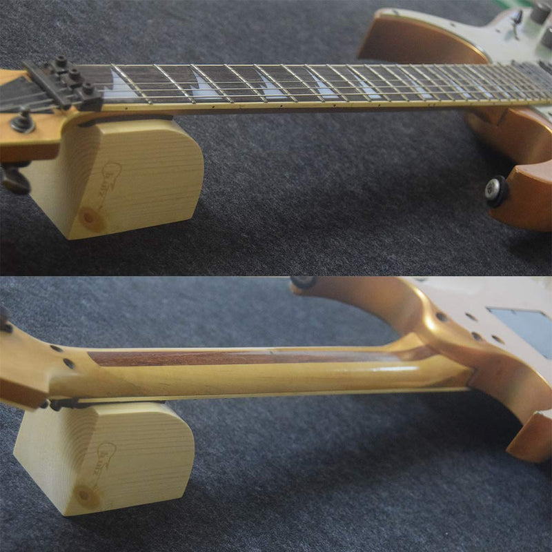 Guitar Neck Rest Cradle Cube String Instrument Neck Support Neck Pillow String Instrument Neck Support Guitar Luthier Tool Made of Raw Pine Wood