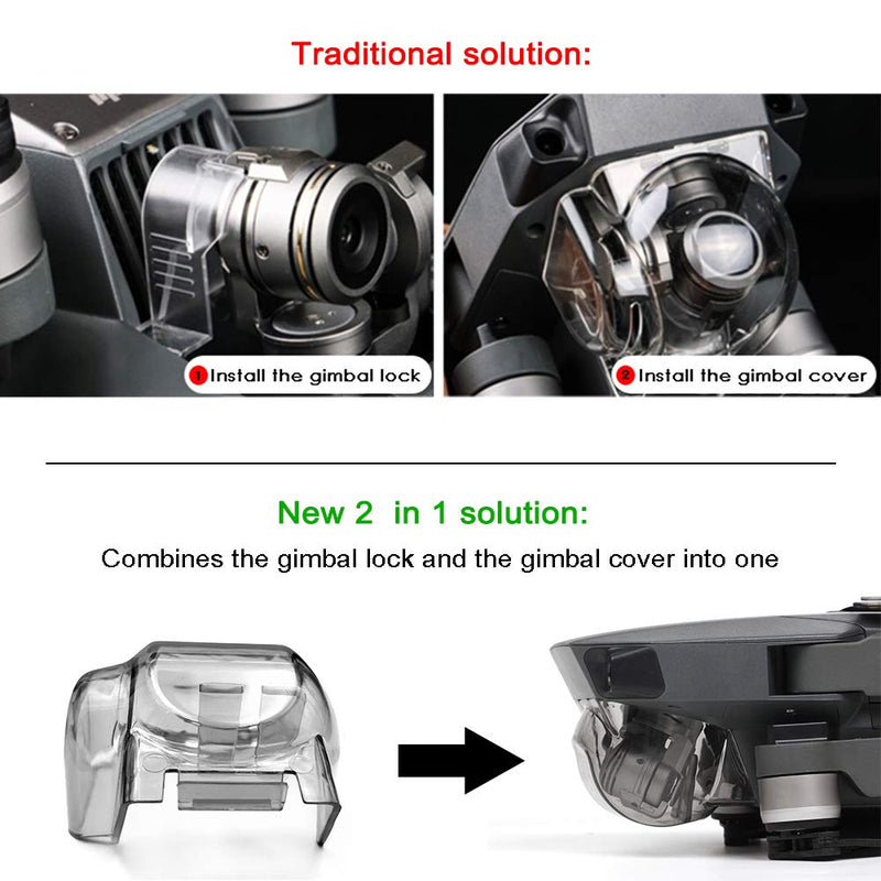 Arzroic DJI Mavic Pro Gimbal Lock Camera Guard Protector Transport Fixed Lens Cover Accessories