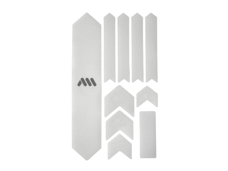 All Mountain Style AMS High Impact Frame Guard Extra – Protects your bike from scratches and dings Clear/Silver