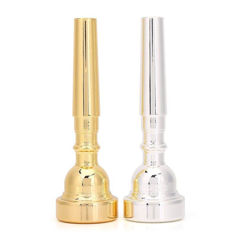 VGEBY1 Trumpet Mouthpiece, 3C Silver Plated Trumpet Mouthpiece Trumpet Head Cups Musical Instruments Accessories