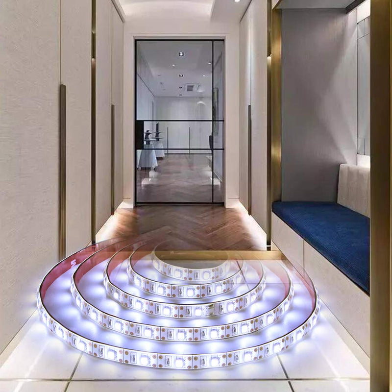 [AUSTRALIA] - Led Strip Lights Battery Powered YOHOG 2pcs 2M 6.56ft Battery Operated Led Light Strip IP65 Waterproof Flexible Sticky LED Strip Lights White for Indoor and Outdoor Lighting 