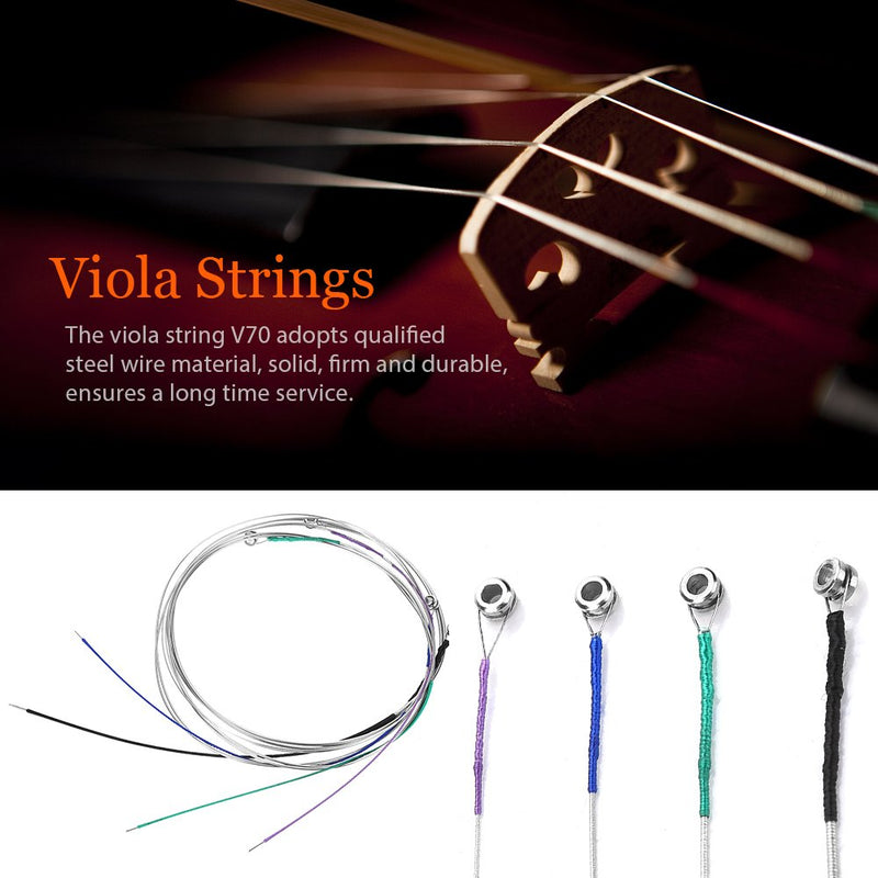 Drfeify Viola Strings, IRIN Professional Nickle Viola Strings V70 Musical Instrument Accessories