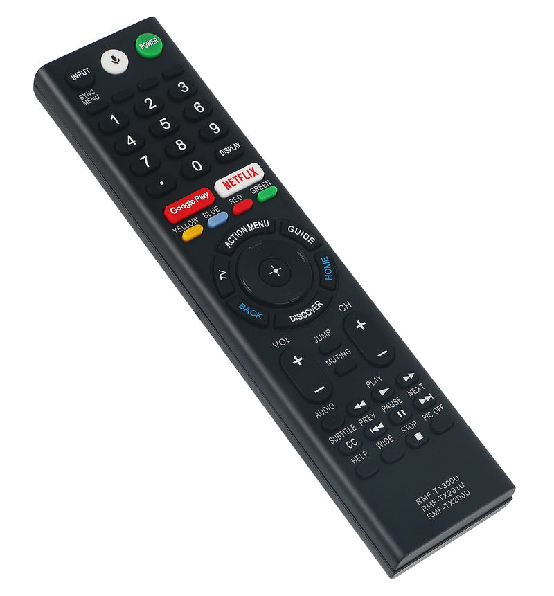 RMF-TX300U Replace Remote Sub RMF-TX200U RMF-TX201U w Voice Control fit for Sony Smart 4K TV 149331811 XBR-55X850S XBR-55X930D XBR-65X850D XBR-65X930D XBR-75X850D XBR-75X940D XBR-85X850D XBR-43X800D