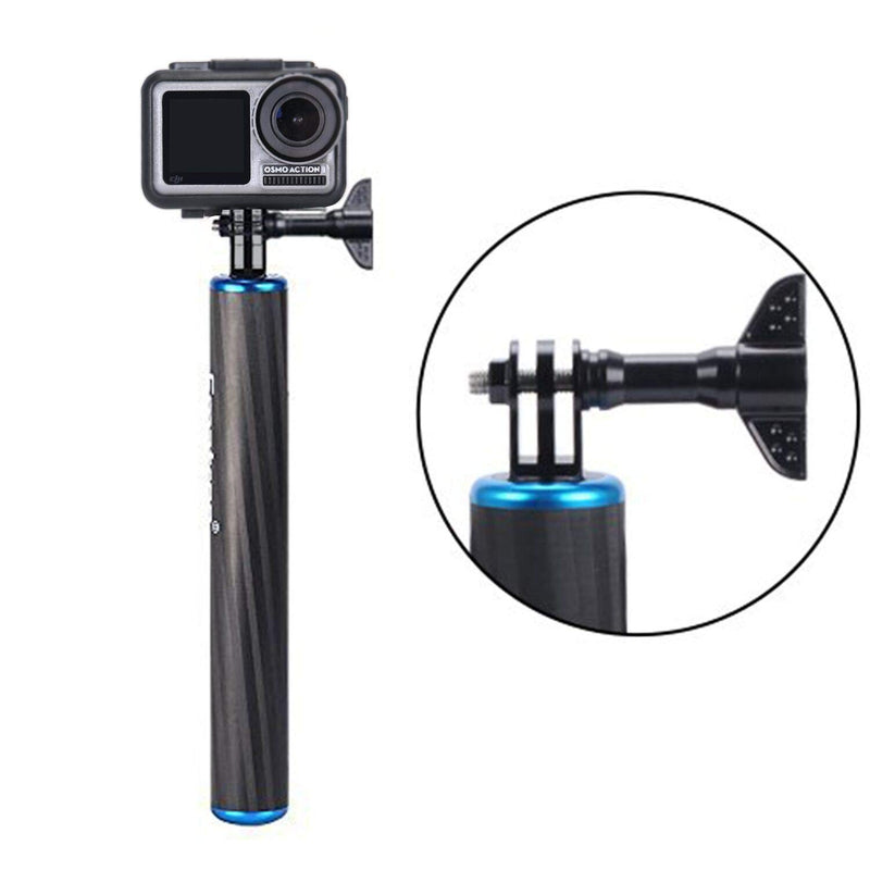 Smatree F1 Waterproof Floating Carbon Fiber Hand Grip Compatible for Gopro Max/ GoPro Hero 9/8/7/6/5/4/3/2/1/Session/GoPro Hero 2018