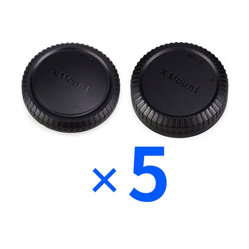 Rear Lens Cap & Body Cap JJC Rear Lens Cover Body Cover for Fuji Fujifilm X-T30 X-T20 X-T10 X-T4 X-T3 X-PRO1 X-PRO2 X-PRO3 X-A10 X-S10 X-A7 X-A5 X-A3 X-A2 Fit Fujifilm X Mount -5Pack 5 Pack