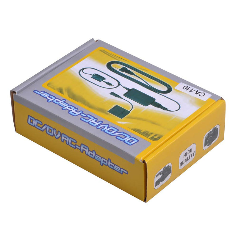 PowerTrust CA-110 AC Power Supply Adapter for Canon VIXIA HF M50, M52, M500, R20, R21, R30, R32, R40, R42, R50, R52, R60, R62, R200, R300, R400, R500, R600, LEGRIA HF R206, R26 Camcorders