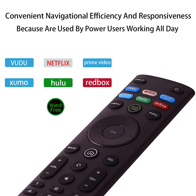 XRT140 Universal Remote Control Compatible with All for Vizio Remote LCD LED QLED HD 4K UHD HDR Smart TVs Series Remote