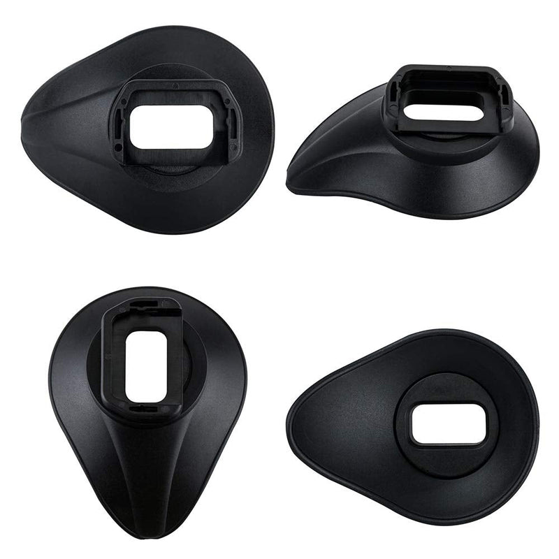 JJC Oval Shape Silicone 360º Rotatable Ergonomic Camera Viewfinder Eyecup Eyepiece for Sony Alpha A6400 A6500 A6600 Replaces Sony FDA-EP17 Eye cup