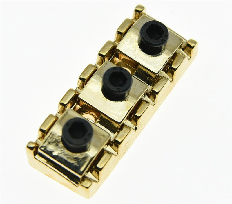 KAISH Gold R3 Guitar Locking Nut 43mm String Lock Fits Floyd Rose Tremolo Bridge