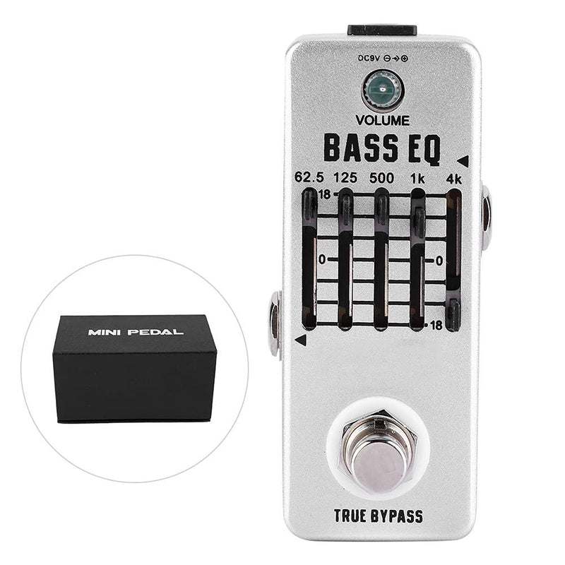 Bass Equalizer Bass EQ Pedal Guitar Pedals Bass Balance Analog Echo for Electric Bass for indoor practice and live performance by Fafeims