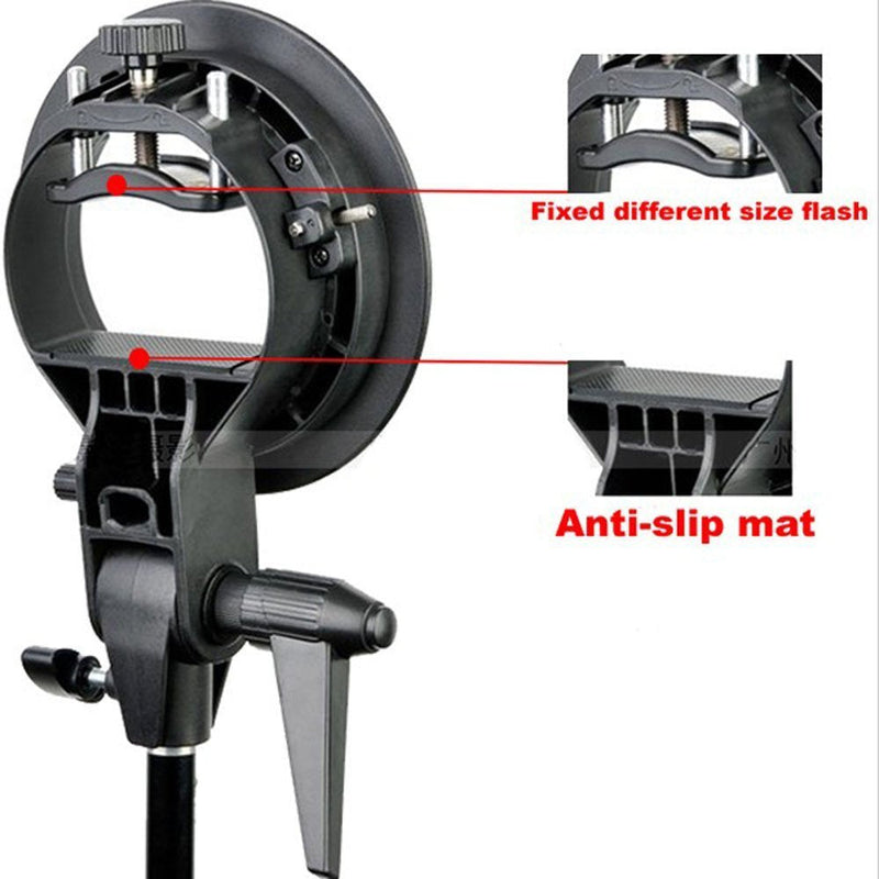 Godox S-type Bracket Bowens Mount Holder for Speedlite Flash Snoot Softbox Beauty Dish Reflector Umbrella