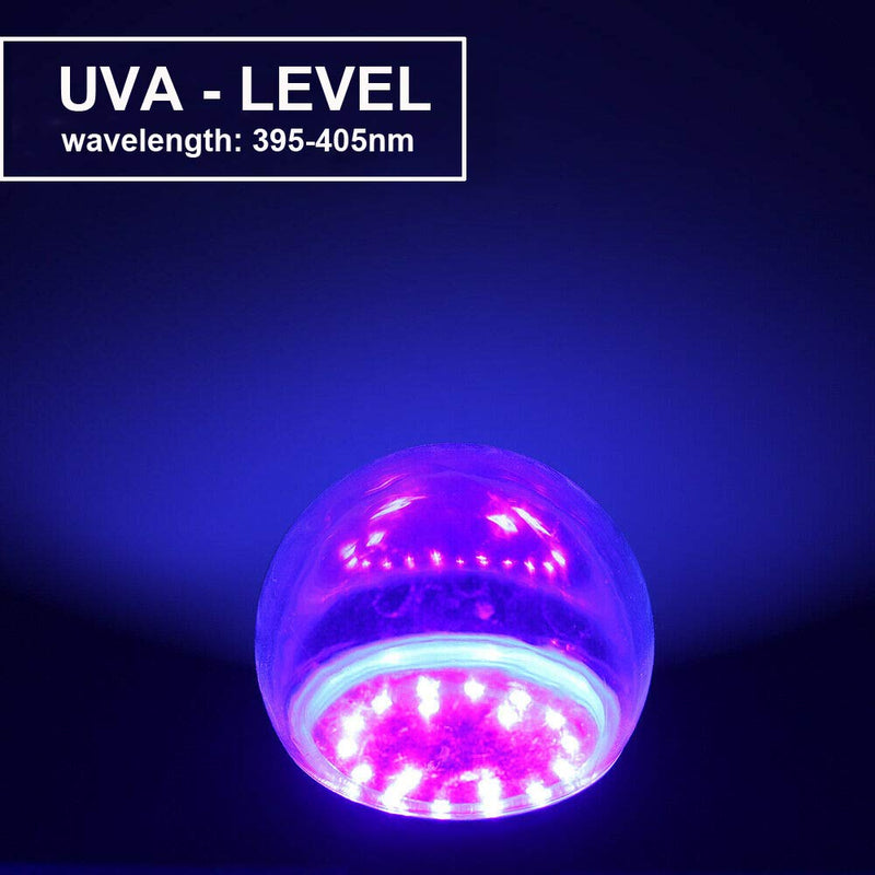 Escolite 7.5W UV LED Black Light Bulbs, A19 E26/E27 Medium Base Black light Bulb Glow in Dark, UVA Level 395-400nm, UV Light Blub for Blacklight Party, Body paints, Fluorescent Poster, Wedding(2 Pack)