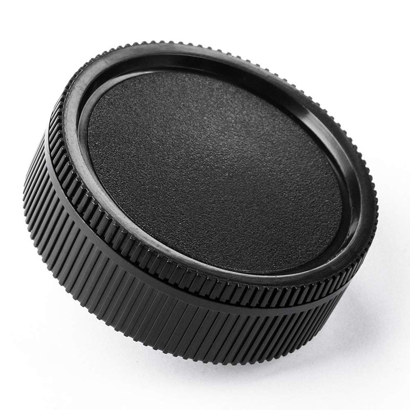 Body Cap and Lens Rear Cap Cover Replacement Set for Leica R-Mount LR Lens&Cameras,2 Sets