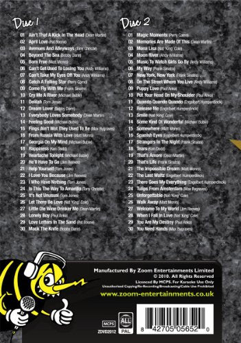 Zoom Karaoke DVD - Crooning Superhits Karaoke - 60 Songs