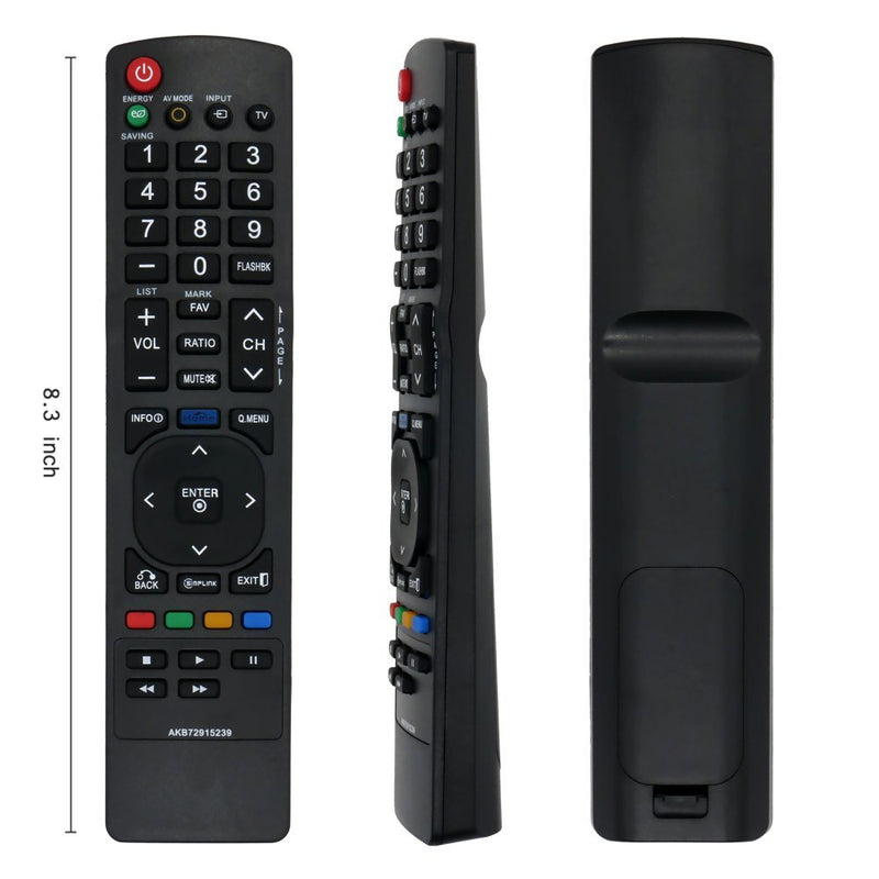 LuckyStar Replacement Lost Remote Control For LG AKB72915239, Compatible with LCD LED HD 3D TV 22LV2500 22lv2500ua 22lv2500ug 26LV2500 26lv2500ua 32LK330 32LK450 32LV2500 32LV350