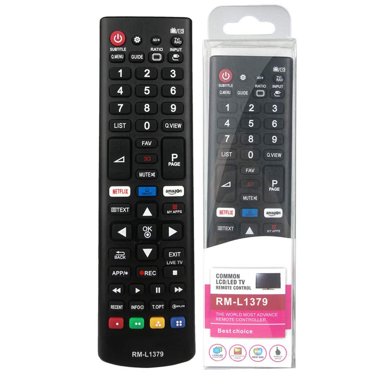 AZMKIMI AKB75375604 Universal Remote Control Replacement for LG Smart TV AKB75375604 AKB75095307 AKB75095330 AKB74915305 AKB74915304 AKB74475401 with Netflix 3D