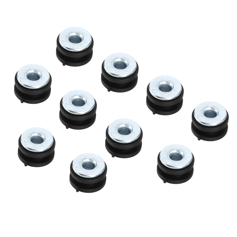 Motorcycle Rubber Grommets, Motorcycle Rubber + Steel Grommets Kit Replacement Accessories Motorcycle Grommets Kit for Fairings Cowling rubber grommet selection