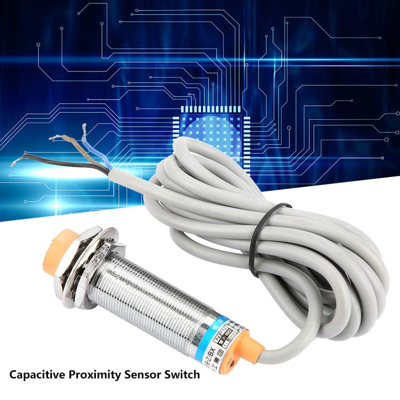 Proximity Switch, LJC18A3-B-Z/AX Detection 10mm 6-36 VDC Capacitive Proximity Sensor Switch NPN Normally Closed(NC) 3 Wires