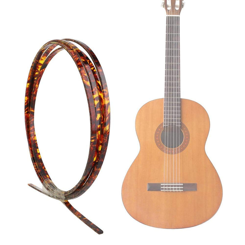 Bnineteenteam Guitar Binding Strip,Thin Guitar Binding Purfling Edging Strips Celluloid Accessories