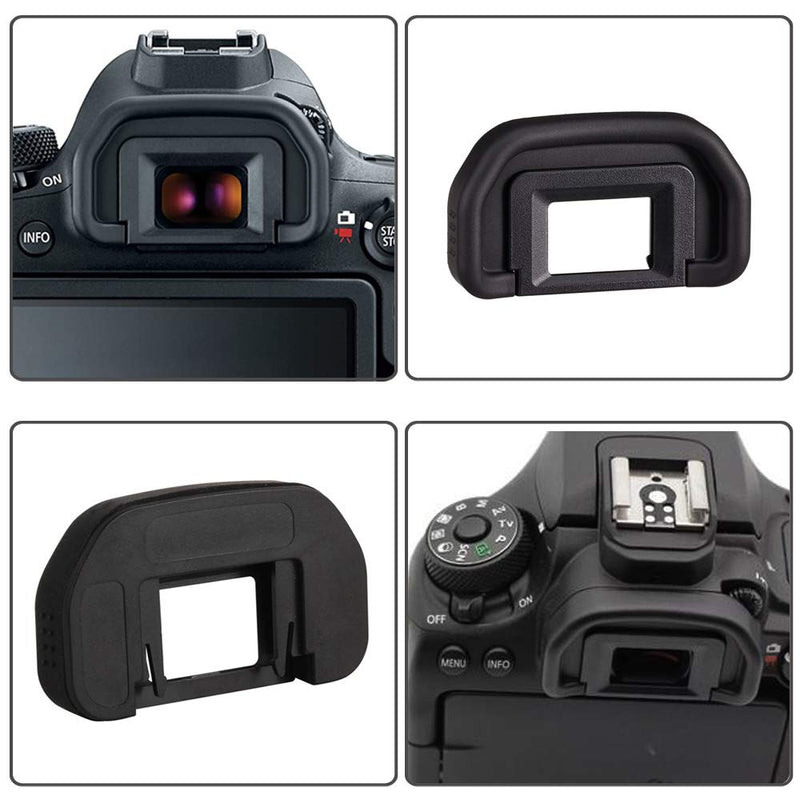 90D EB Viewfinder Eyepiece Eyecup Eye Cup for Canon EOS 90D/80D/70D/60D/50D/40D/20D/5D Mark ⅡⅠ/6D MarkⅡⅠDigital Camera [2 Packs], Replace Eyepiece EB, Fire Rock Camera Eyecup Accessories EB