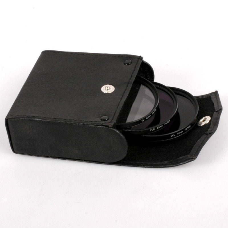 PRO 52mm Filter Kit + PRO 52 mm Tulip Lens Hood for Panasonic, Sony, Nikon, Olympus. 52 mm Polarizing Filter, 52mm UV Filter, 52mm Florescent Filter & 52mm Flower Lens Shade Hood