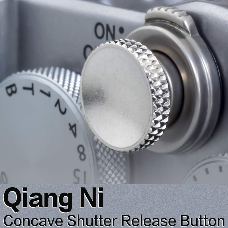 Soft Shutter Release Button (2 Pack/Silver) high-end Pure Copper Camera Shutter Button Silver