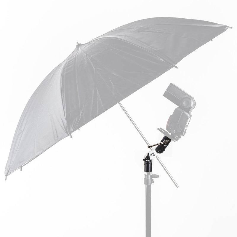 RivenAn 3-Section U-Shape Type Swivel Flash Bracket for Umbrella Holder Adapter Mount Light Stand Compatible with DSLR Cameras Speedlight