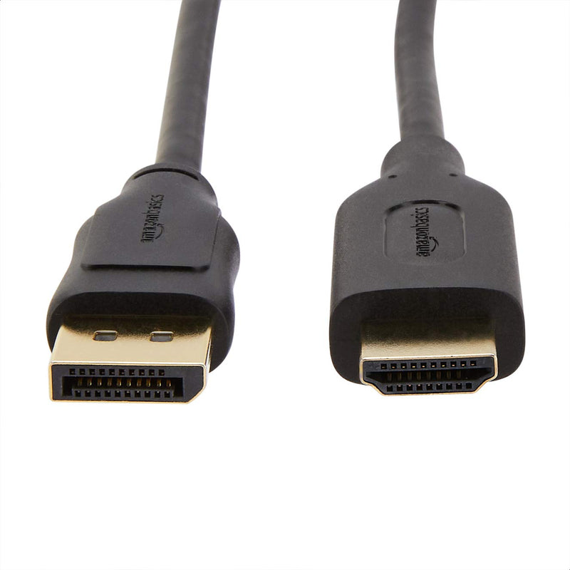 Amazon Basics DisplayPort to HDMI Cable - 10 Feet, 5-Pack Single