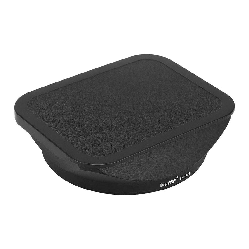 Haoge LH-S85B Bayonet Square Metal Lens Hood Shade with Cap for Sony FE 85mm F1.8 SEL85F18 and E 16-55mm F2.8 G SEL1655G Lens