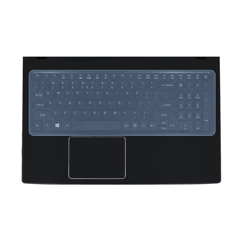 Universal Keyboard Cover for 15.6"-17.3" Laptop Notebook with Numeric Keypad Keyboard (Width 14.4" x Height 5.3"), Ultra Thin Silicone Waterproof Keyboard Protector Skin -Blue 15"-17.3" Laptop with Numeric Keypad Blue (15.6"-17.3"With Numeric Keypad)