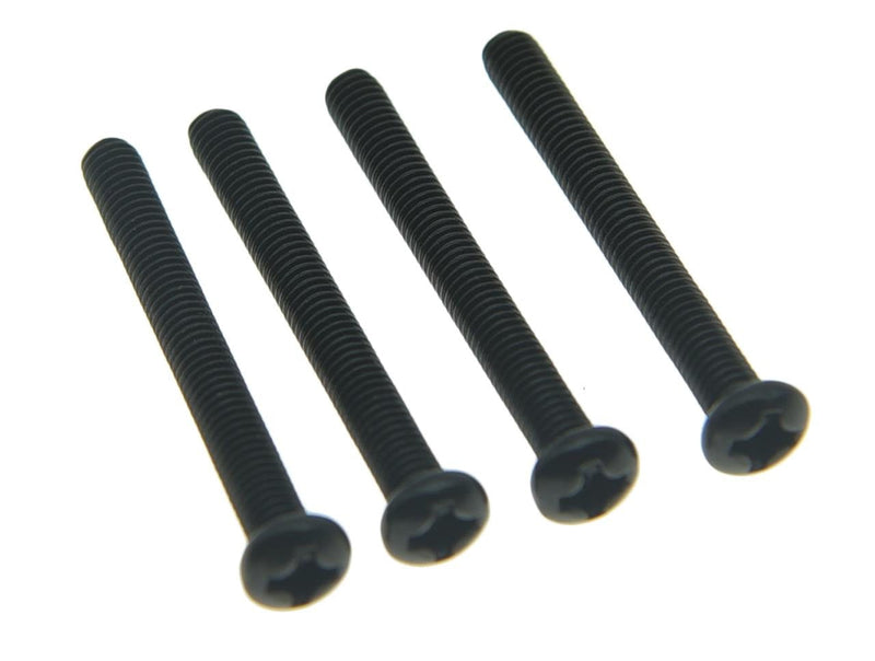 KAISH Pack of 20 Metric Thread Humbucker Pickup Height Screws Guitar Humbucker Pickup Screws with Springs for Epiphone SG Import Pickups Black