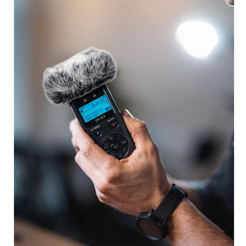 [AUSTRALIA] - DR07X Windscreen Muff for Tascam DR-07X DR-07MKII Portable Digital Recorders, DR07X Mic Windscreen Artificial Fur Wind Muff by YOUSHARES 