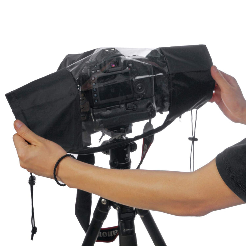 WANBY Professional Waterproof Soft Black DSLR Camera Rain Cover for All DSLR SLR Cameras