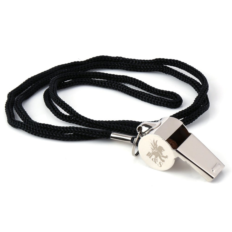 H&S 3 Whistles - Referee Whistle - Sports Whistle Metal Coach Whistle with Lanyard for Football Stainless Steel