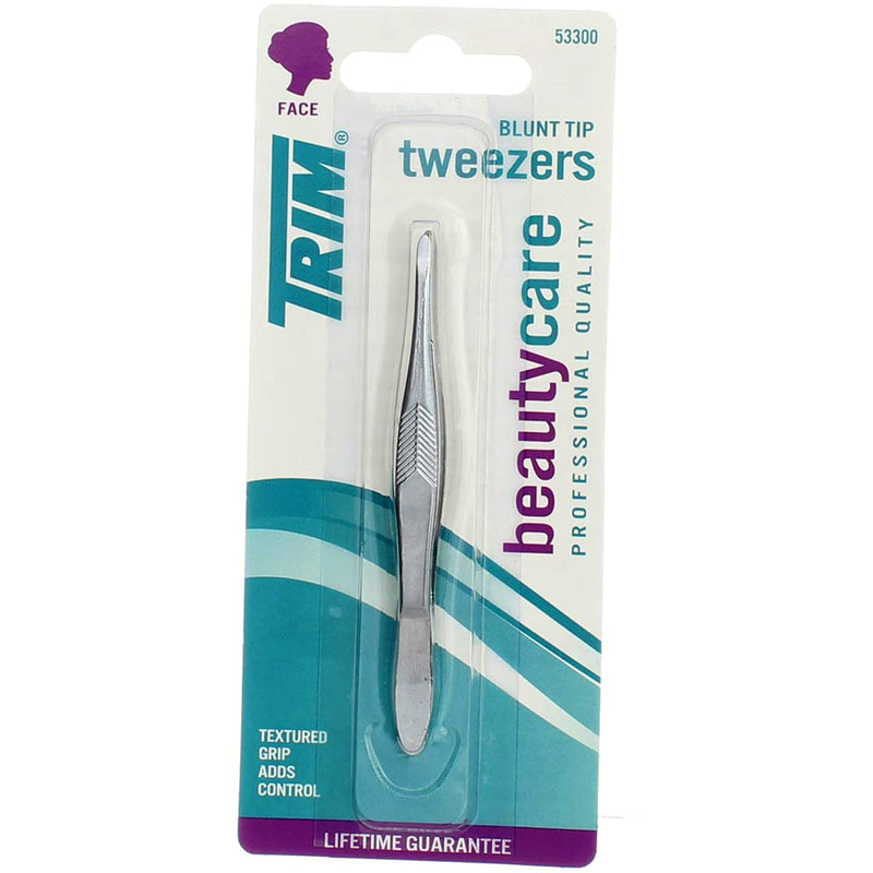 Trim Tweezers Square Tip - Pack of 2