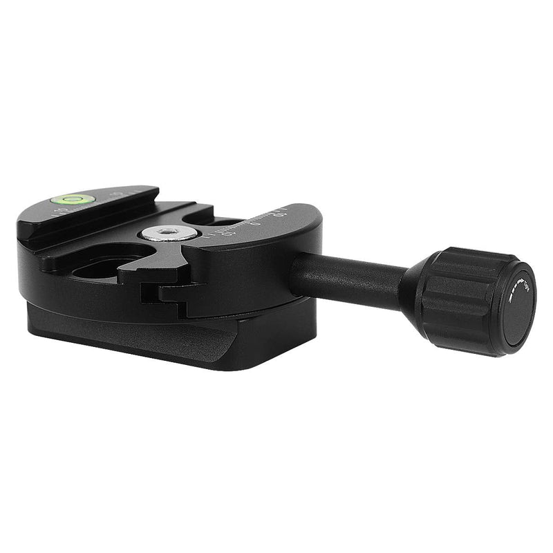 Haoge CP-64 Quick Release Clamp with RC4 / 400PL Base Adapter Convertor for Manfrotto RC4 System to Arca-Swiss Compatible, Fit 400PL / 405/410 / RC4 Adapter for Manfrotto RC4 Head 01