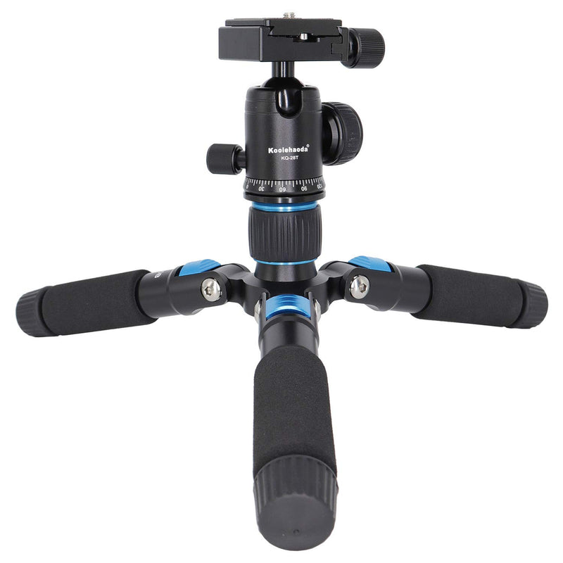 Koolehaoda Travel Portable H-50B Mini Tripod Compact Desktop Macro Mini Tripod with Ball Head (H-50B)