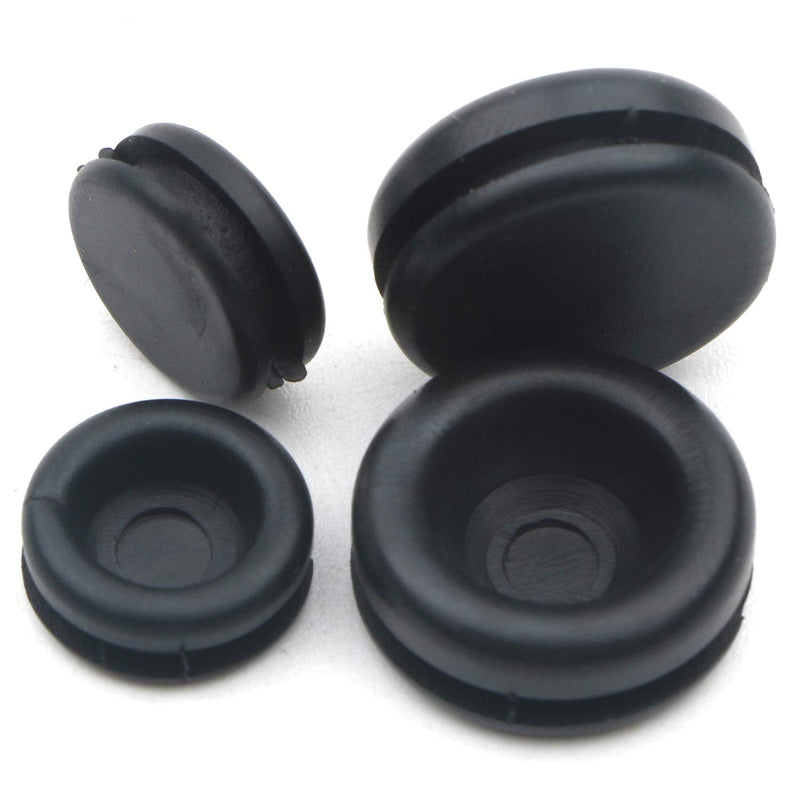 [AUSTRALIA] - Rowiz 125Pcs 18 Different Sizes Rubber Grommet Assortment Kit, Plug Wire O-Ring Assortment Set Sealing Gasket Washer for Plumbing, Automotive, Mechanic, Repairs 