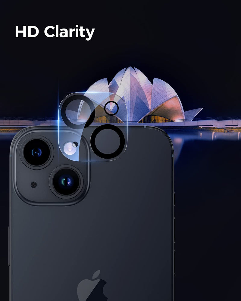 Uniwit [3 Pack] Camera Lens Protector designed for iPhone 14/14 Plus,9H Tempered Glass,Anti-Scratch,Case Friendly,Night Circle,No-Bubble HD Clarity,Full Cover