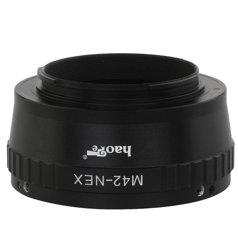 Haoge Lens Mount Adapter for 42mm M42 Mount Lens to Sony E Mount NEX Camera as a3000 a3500 a5000 a5100 a6000 a6400 a6500 A7 A7R A7S A7II A7RII A7SII A7III A7RIII A9 VG10 VG20 VG30 VG900 FS700 FS7 FS5