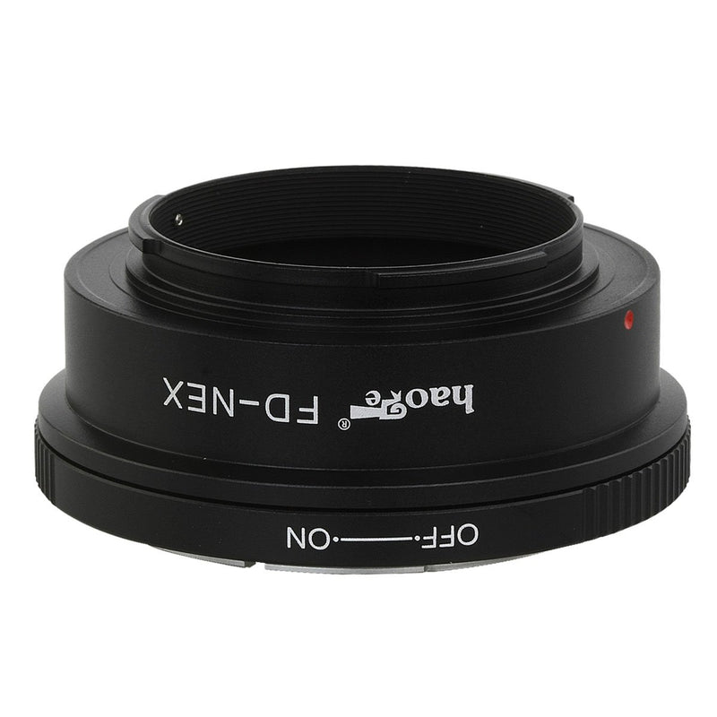 Haoge Lens Mount Adapter for Canon FD Mount Lens to Sony E Mount NEX Camera Such as a3000 a3500 a5000 a5100 a6000 a6400 a6500 A7 A7R A7S A7II A7RII A7SII A7III A7RIII A9 VG30 VG900 FS700 FS7 FS5