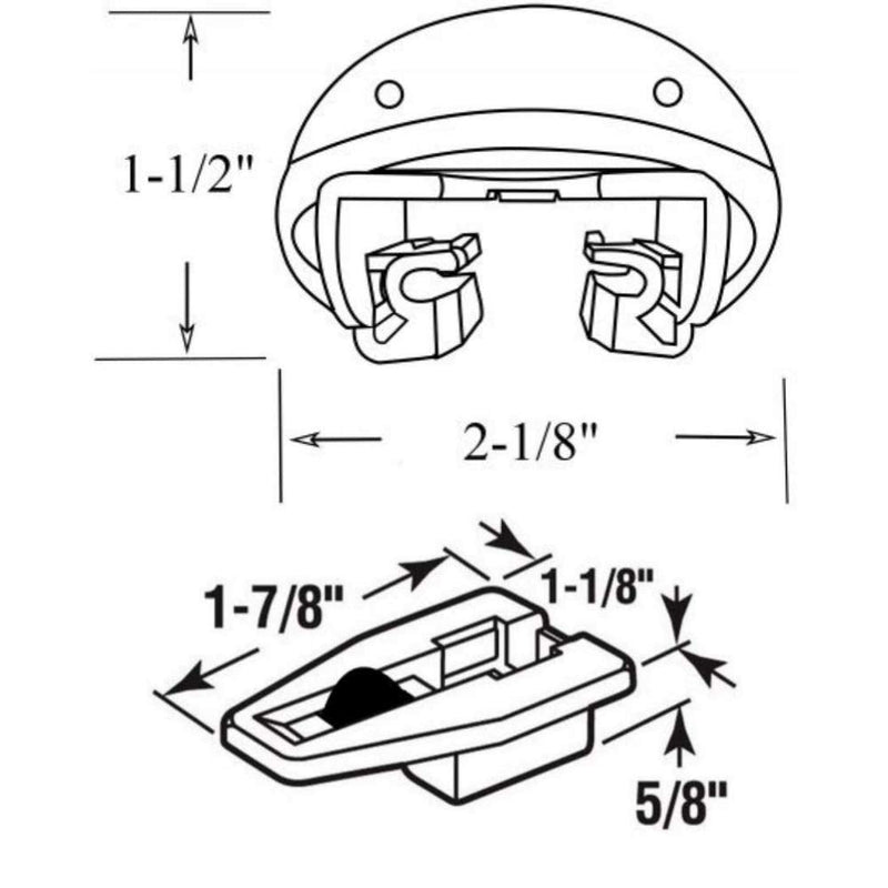 Kenlin Rite-Trak II Drawer Guides - Kenlin Rite-Trak II Replacement Drawer Parts (5 Sets)